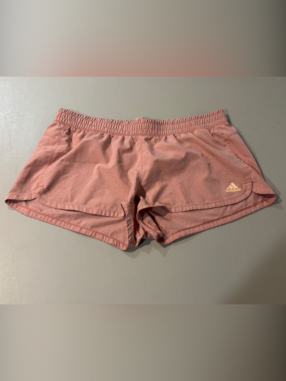 Adidas Women’s Coral Pink Running Shorts Like New Size L